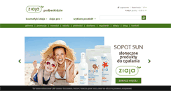 Desktop Screenshot of e-ziaja.com